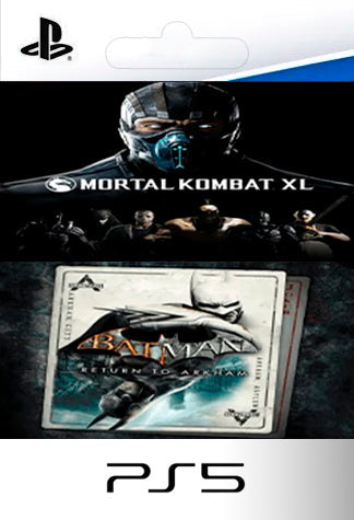 Mortal Kombat XL +  Batman Return to Arkham PS5 playstation 5 juego digital Chile