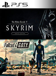 Skyrim Special Edition + Fallout 4 GOTY Bundle PS5 playstation 5 juego digital Chile