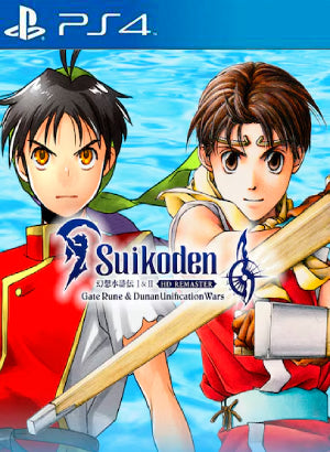 Suikoden I&II HD Remaster Gate Rune and Dunan Unification Wars PS4 playstation 4 juego digital Chile
