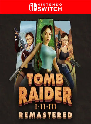 Tomb Raider I-II-III Remastered Starring Lara Croft Nintendo Switch nintendo switch juego digital Chile