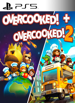 Overcooked + Overcooked 2 PS5 playstation 5 juego digital Chile