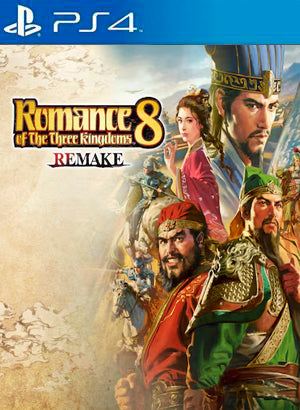 ROMANCE OF THE THREE KINGDOMS 8 REMAKE PS4 playstation 4 juego digital Chile