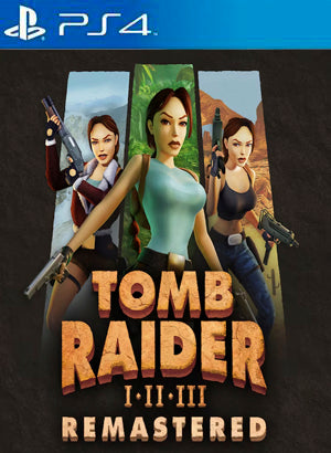 Tomb Raider I-II-III Remastered Starring Lara Croft PS4 playstation 4 juego digital Chile