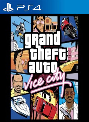 Grand Theft Auto Vice City HD Primaria PS4 - Chilejuegosdigitales
