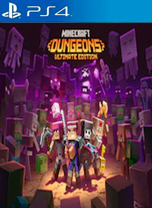 Minecraft Dungeons Ultimate Edition Primaria PS4 - Chilejuegosdigitales