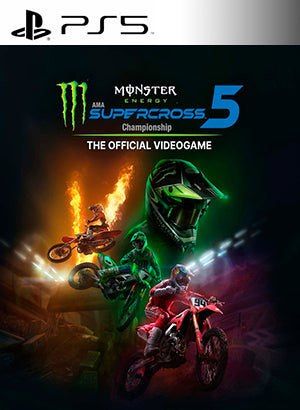 Monster Energy Supercross The Official Videogame 5 PS5 playstation 5 juego digital Chile