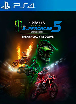Monster Energy Supercross The Official Videogame 5 PS4 playstation 4 juego digital Chile