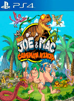 NEW Joe & Mac Caveman Ninja PS4 playstation 4 juego digital Chile