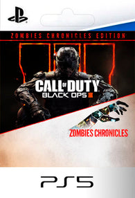 Call of Duty Black Ops III Zombies Chronicles Edition Español PS5 playstation 5 juego digital Chile