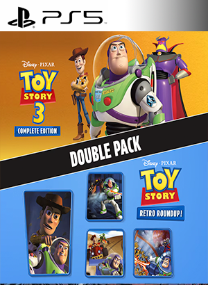 Disney Pixar Toy Story Retro Roundup + Toy Story 3 Complete Edition Double Pack PS5