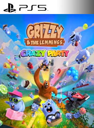 Grizzy and the Lemmings Crazy Party PS5