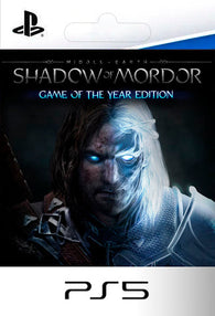 Middle earth Shadow of Mordor Game of the Year Edition PS5