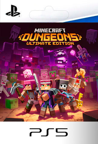 Minecraft Dungeons Ultimate Edition PS5 playstation 5 juego digital Chile