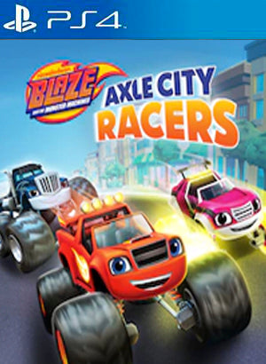 Blaze and the Monster Machines Axle City Racers Primaria PS4 - Chilejuegosdigitales