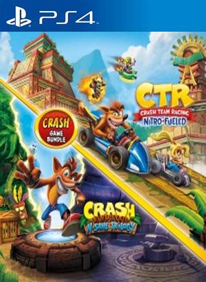 Crash Bandicoot N Sane Trilogy + CTR Nitro Fueled Primaria PS4 - Chilejuegosdigitales