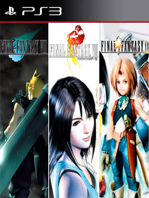 Final Fantasy 7 + 8 + 9 Pack Español PS3 - Chilejuegosdigitales