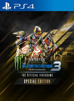 Monster Energy Supercross 3 Special Edition Primaria PS4 - Chilejuegosdigitales