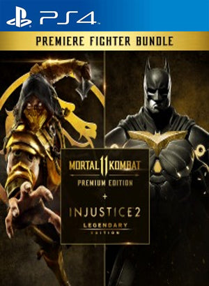 Mortal Kombat 11 PE + Injustice 2 LE - Premier Fighter Primaria PS4 - Chilejuegosdigitales