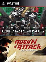 PACK HARD CORPS UPRISING + RUSH N ATTACK EX PATRIOTS PS3 - Chilejuegosdigitales