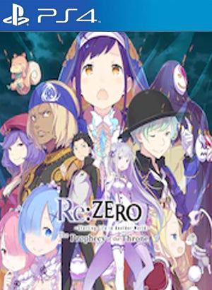 Re ZERO Starting Life in Another World The Prophecy of the Throne Primaria PS4 - Chilejuegosdigitales
