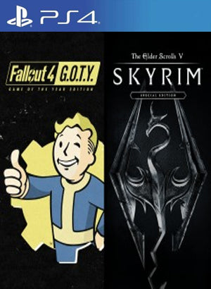 Skyrim Special Edition + Fallout 4 GOTY Bundle Primaria PS4 - Chilejuegosdigitales