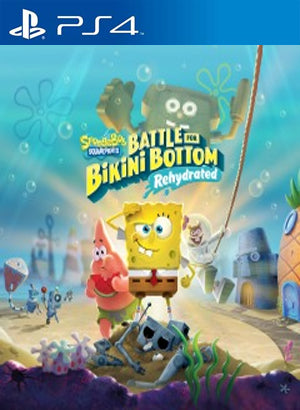 SpongeBob SquarePants Battle for Bikini Bottom Rehydrated Primaria PS4 - Chilejuegosdigitales