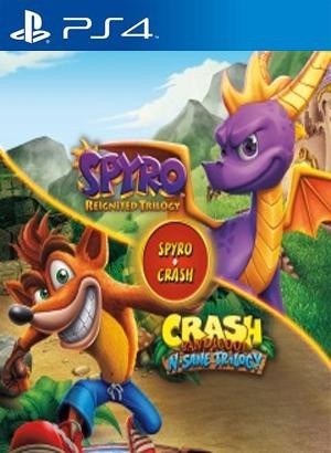 Spyro + Crash Remastered Primaria PS4 - Chilejuegosdigitales