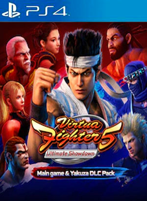 Virtua Fighter 5 Ultimate Showdown Main Game ＆ DLC Yakuza Pack Primaria PS4
